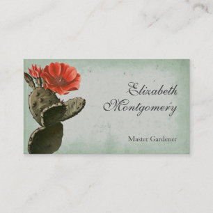 Desert Cactus Flower Professional Business Cards