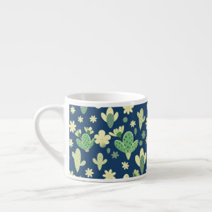 Desert Cactus & Succulent Pattern Espresso Cup