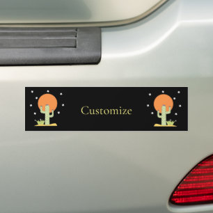 Desert Cactus Sun Thunder_Cove  Bumper Sticker
