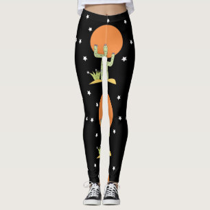 Desert Cactus Sun Thunder_Cove Leggings