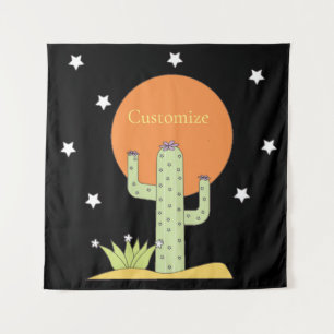 Desert Cactus Sun Thunder_Cove  Tapestry