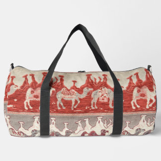 Desert Camels Caravan Art Duffle Bag