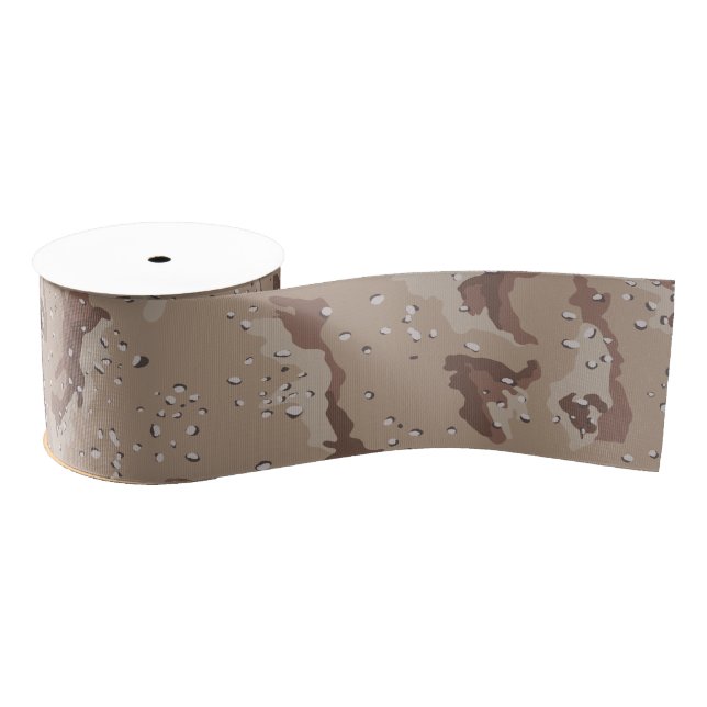 Desert Camo Grosgrain Ribbon (Spool)