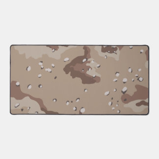 Desert Camo Masculine Design Desk Mat