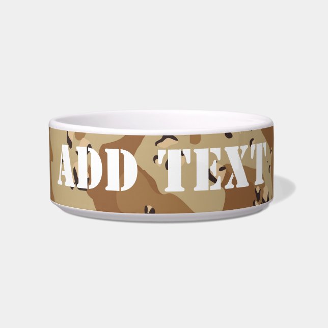 Desert Camouflage (1) Bowl (Front)