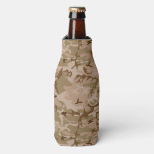 Desert Camouflage Army Camo Pattern Bottle Cooler