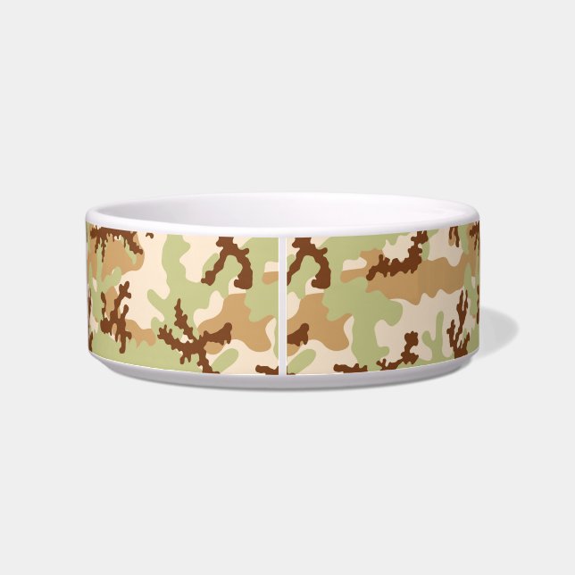 Desert camouflage bowl (Back)
