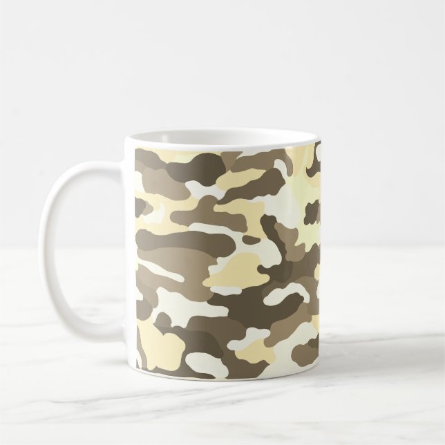 Desert Camouflage Coffee Mug (Left)