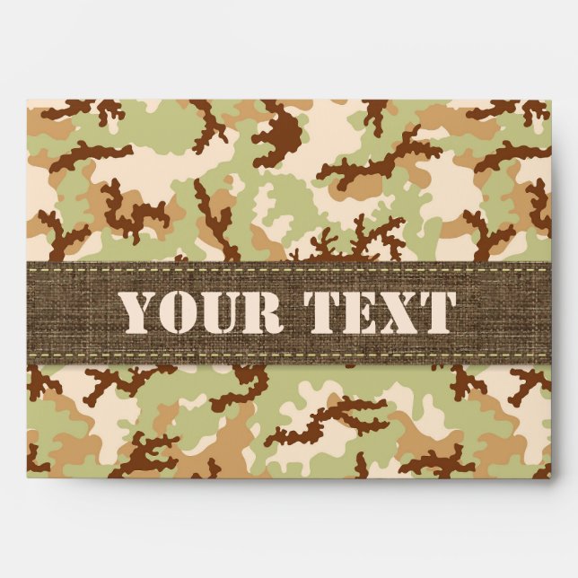 Desert camouflage envelopes (Front)