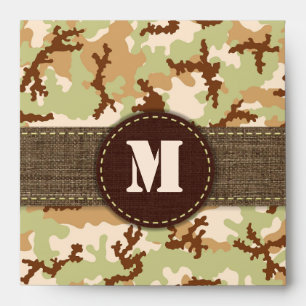 Desert camouflage envelopes