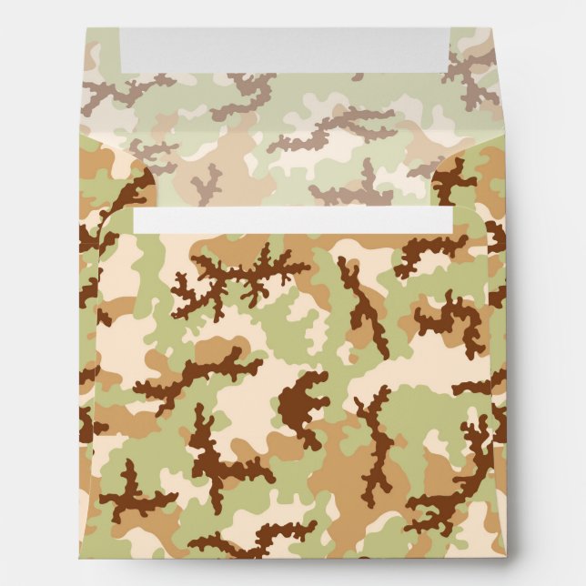 Desert camouflage envelopes (Back (Bottom))