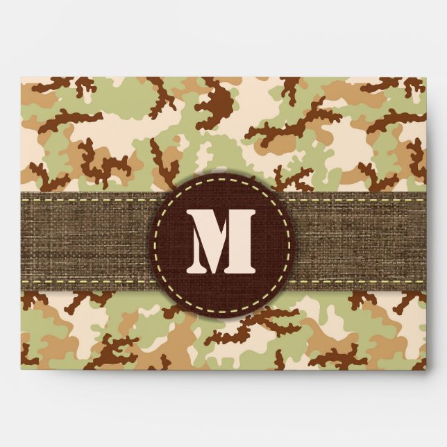 Desert camouflage envelopes (Front)