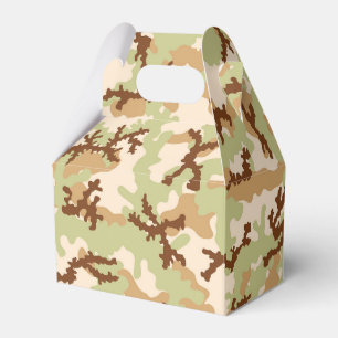 Desert camouflage favour box