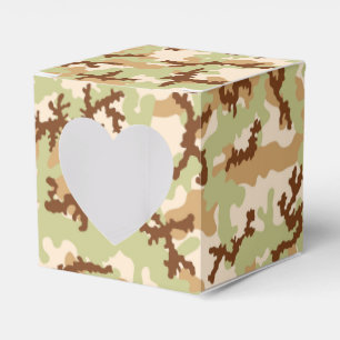 Desert camouflage favour box