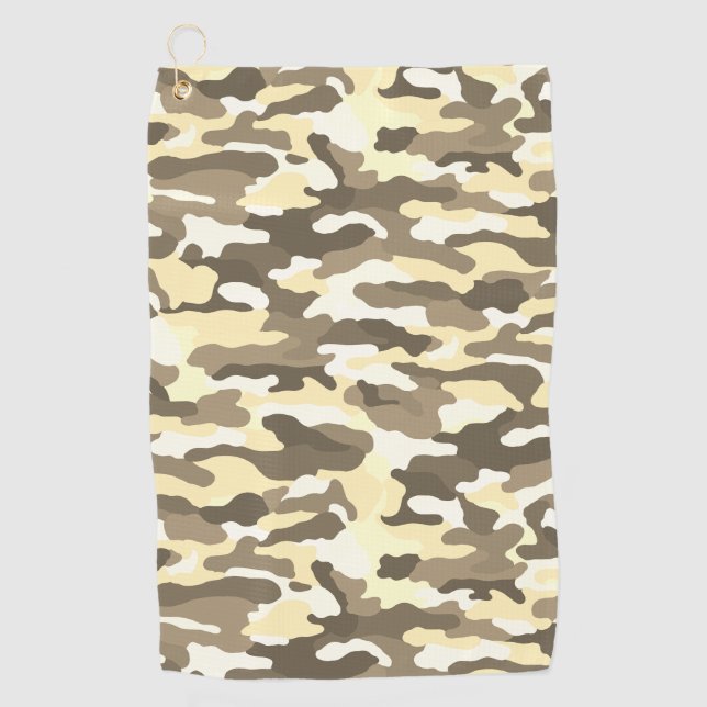 Desert Camouflage Golf Towel (Front)