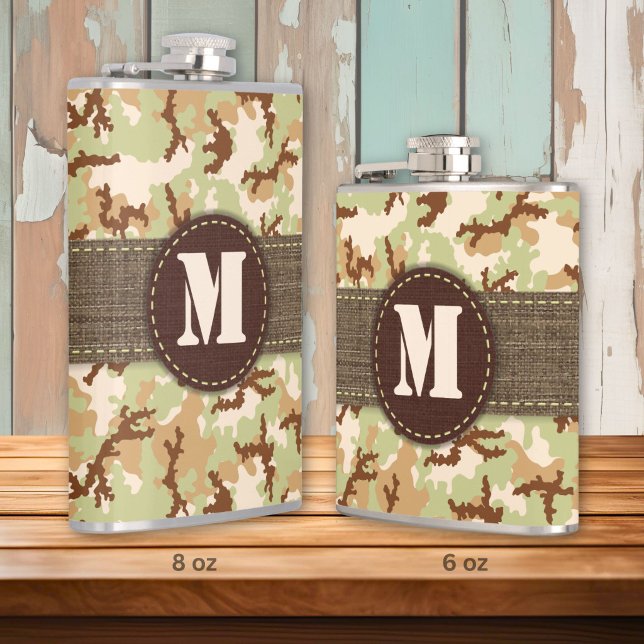 Desert camouflage hip flask (Creator Uploaded)