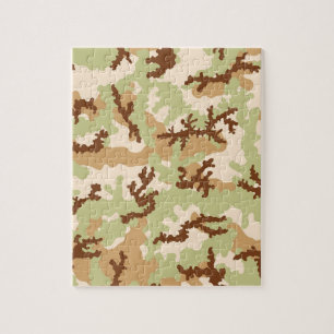 Desert camouflage jigsaw puzzle