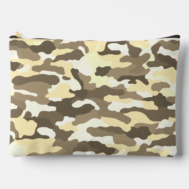 Desert Camouflage Large Accessory Pouch (Front)