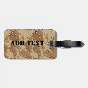 Desert Camouflage Luggage Tag