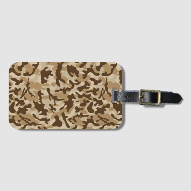 Desert Camouflage   Luggage Tag (Front Horizontal)