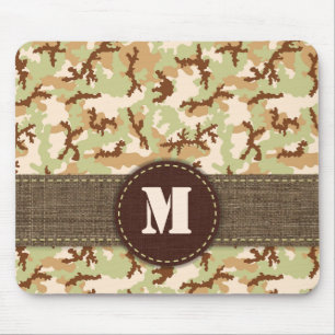 Desert camouflage mouse mat