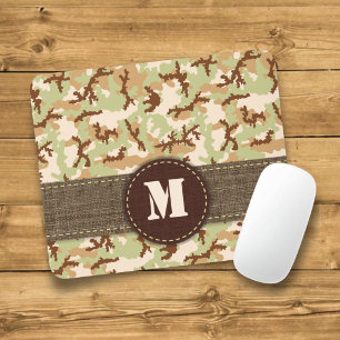 Desert camouflage mouse mat
