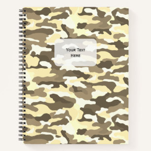 Desert Camouflage Notebook