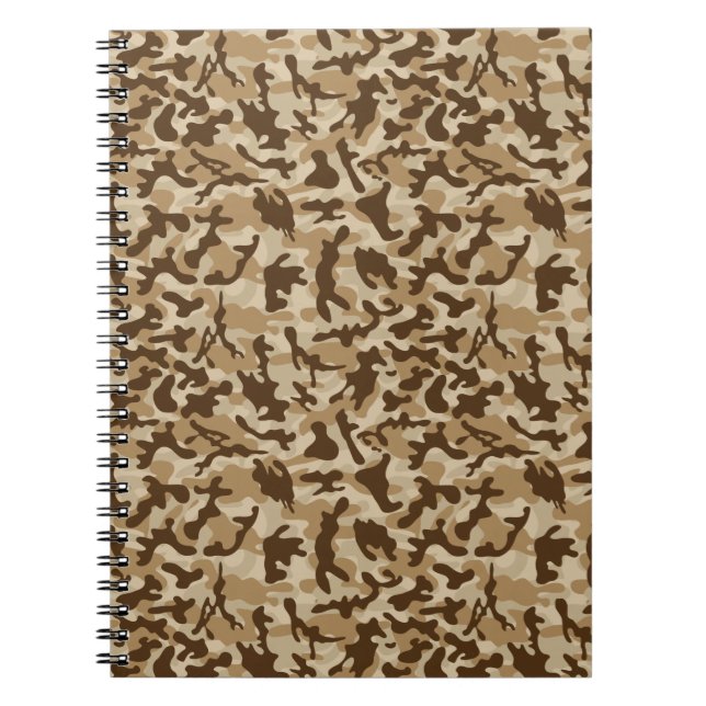 Desert Camouflage  Notebook (Front)