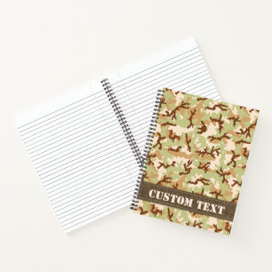 Desert Camouflage Notebook