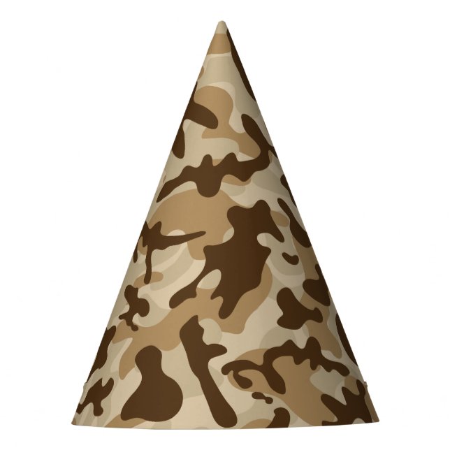 Desert Camouflage  Party Hat (Front)
