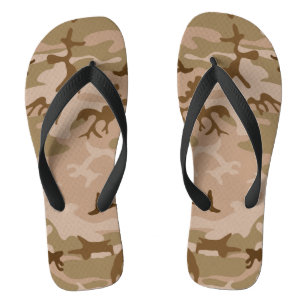 Desert Camouflage Pattern, Military Pattern, Army Flip Flops
