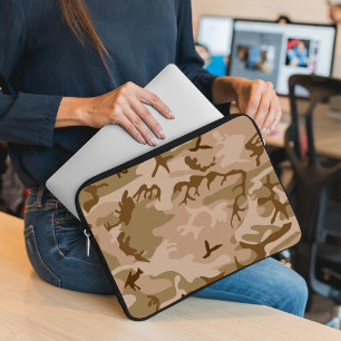 Desert Camouflage Pattern, Military Pattern, Army Laptop Sleeve
