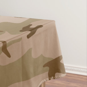 Desert Camouflage Pattern, Military Pattern, Army Tablecloth
