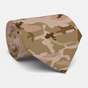 Desert Camouflage Pattern, Military Pattern, Army Tie