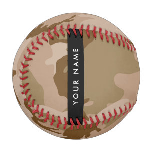 Desert Camouflage Pattern, Your name, Personalise Baseball