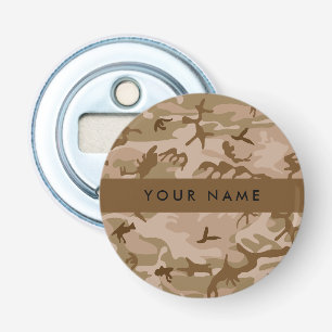 Desert Camouflage Pattern, Your name, Personalise Bottle Opener