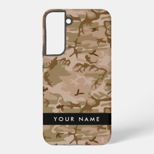 Desert Camouflage Pattern, Your name, Personalise Samsung Galaxy Case