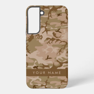 Desert Camouflage Pattern, Your name, Personalise Samsung Galaxy Case