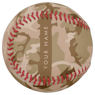 Desert Camouflage Pattern, Your name, Personalise Softball