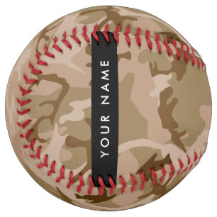 Desert Camouflage Pattern, Your name, Personalise Softball