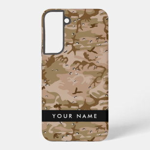 Desert Camouflage Pebbles, Your name, Personalise Samsung Galaxy Case