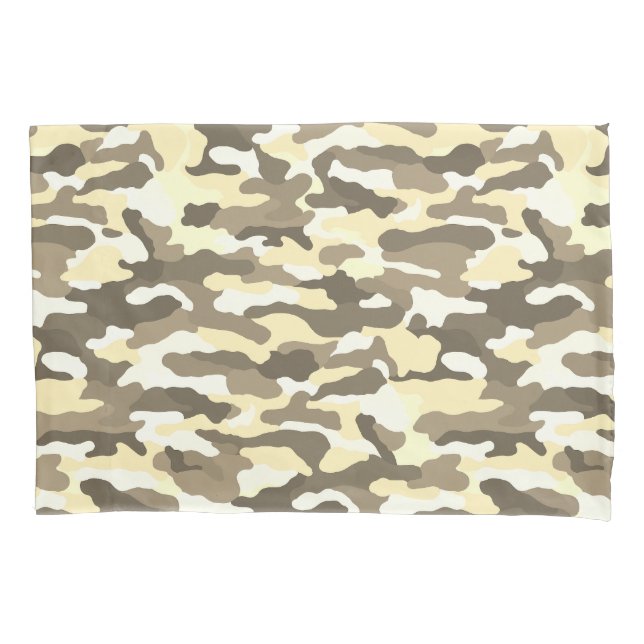 Desert Camouflage Pillowcase (Front-Left)
