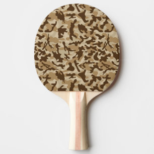 Desert Camouflage Ping Pong Paddle