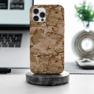 Desert Camouflage With Pebbles, Military, Army iPhone 15 Pro Max Case