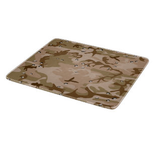 Desert Camouflage With Pebbles, Military, Army Cutting Board