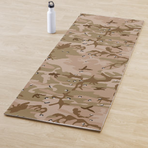 Desert Camouflage With Pebbles, Military, Army Yoga Mat