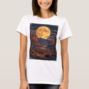 Desert Canyon Full Moon T-Shirt