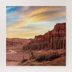 Desert Canyon Puzzle Southwest Sunset Art
