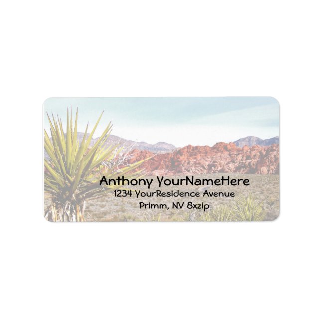 Desert Canyon View address labels (Front)
