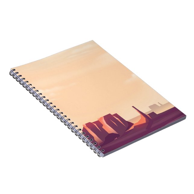 Desert Canyons Notebook (Right Side)